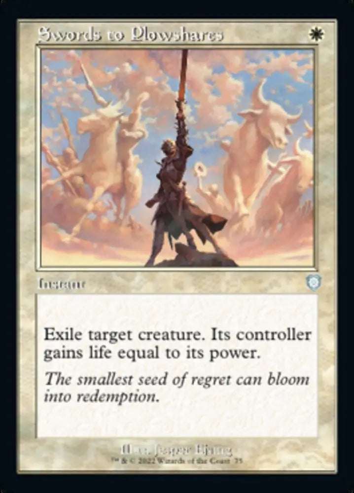 Swords to Plowshares (Retro) [The Brothers’ War Commander] - MTG Single