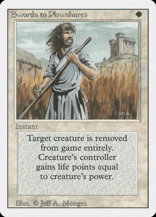 Swords to Plowshares [Revised Edition] - MTG Single