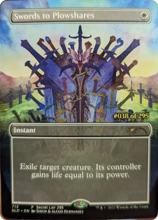 Swords to Plowshares (Serial Numbered) [Secret Lair Drop Series] - MTG Single