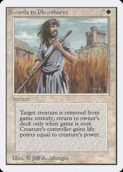 Swords to Plowshares [Unlimited Edition] - MTG Single