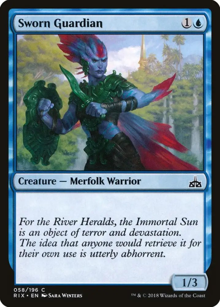 Sworn Guardian [Rivals of Ixalan] - MTG Single