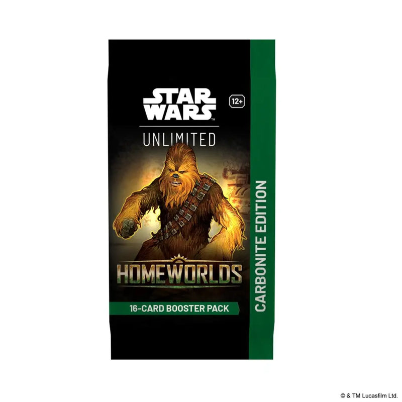 SWU Homeworlds Carbonite Edition Booster Pack (EN) (2026-10-02) - Star Wars: Unlimited Sealed