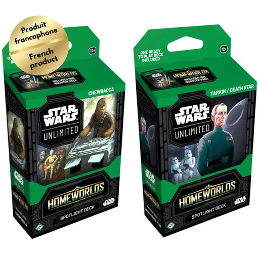 SWU Mondes Natals Spotlight Deck Ensemble de 2 (FR) (2026-10-02) - Star Wars: Unlimited Sealed