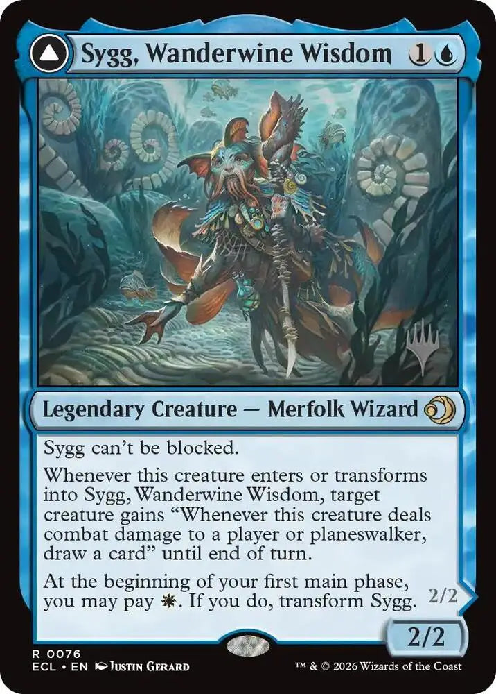 Sygg, Wanderwine Wisdom (76) [Lorwyn Eclipsed Promos]