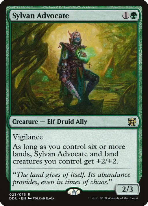 Sylvan Advocate [Duel Decks: Elves vs. Inventors] - MTG Single