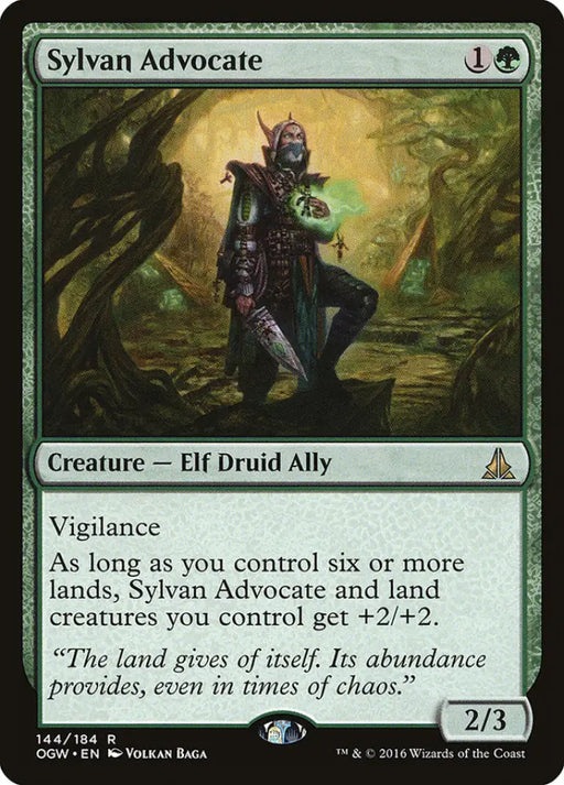 Sylvan Advocate [Oath of the Gatewatch] - MTG Single