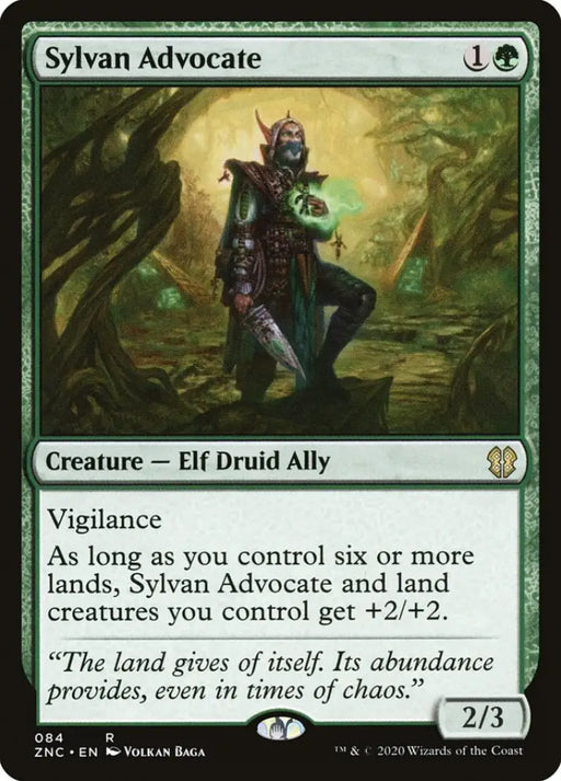 Sylvan Advocate [Zendikar Rising Commander] - MTG Single