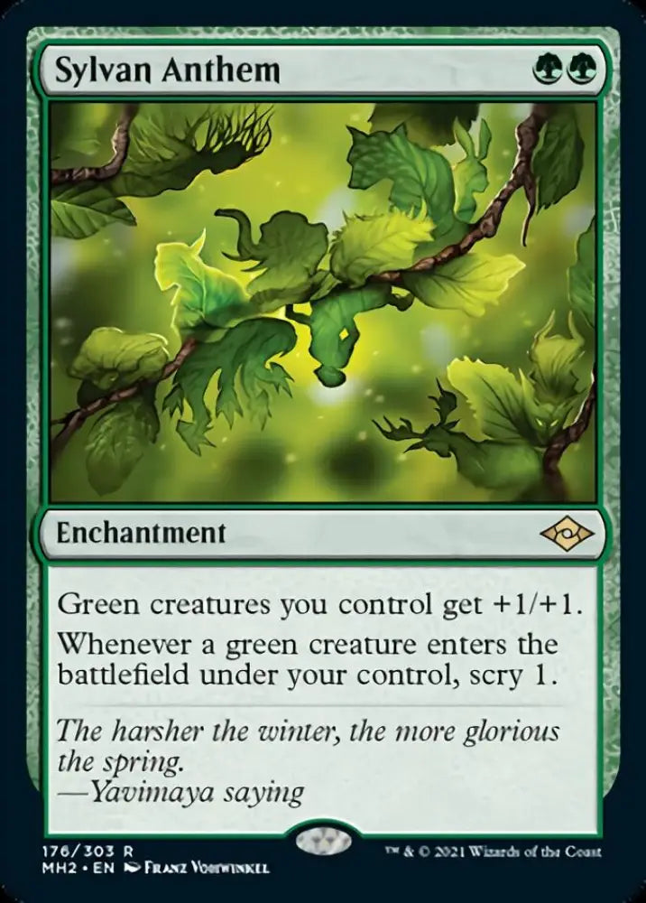 Sylvan Anthem [Modern Horizons 2] - MTG Single