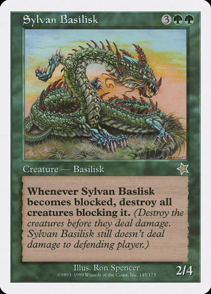 Sylvan Basilisk [Starter 1999] - MTG Single
