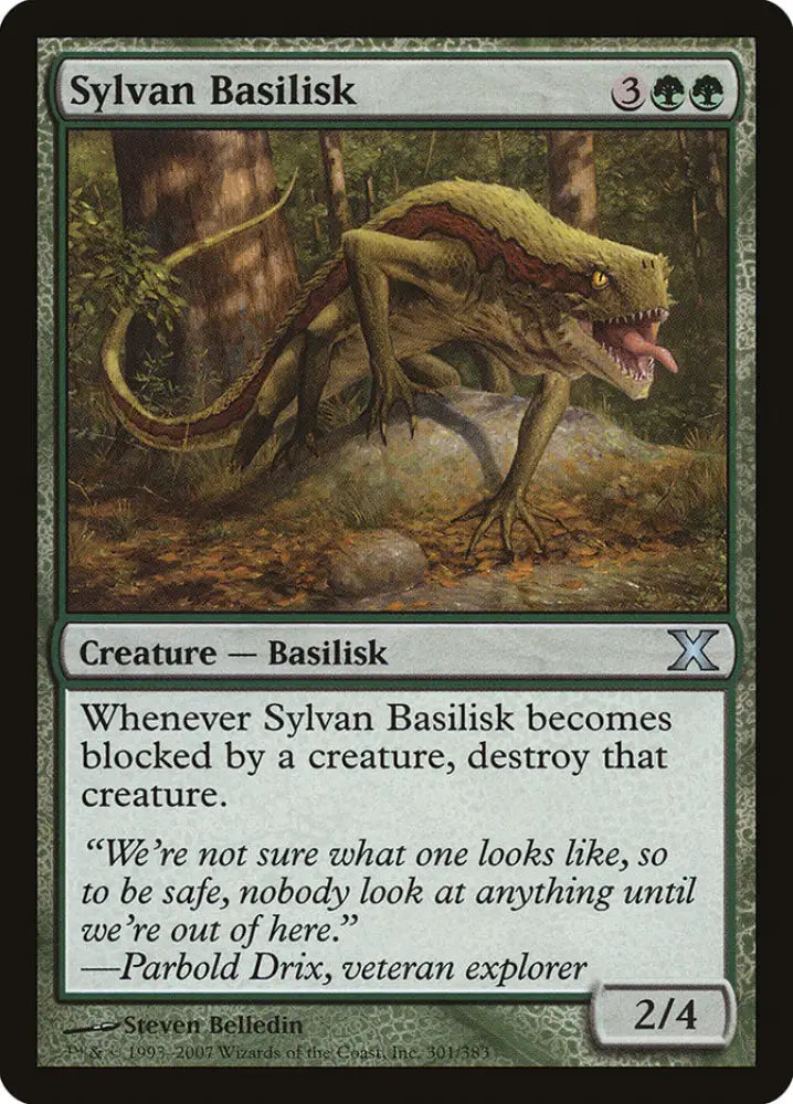 Sylvan Basilisk [Tenth Edition] - MTG Single