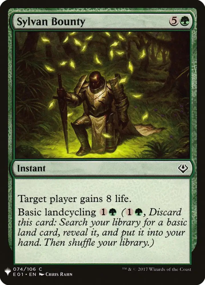 Sylvan Bounty [Mystery Booster] - MTG Single