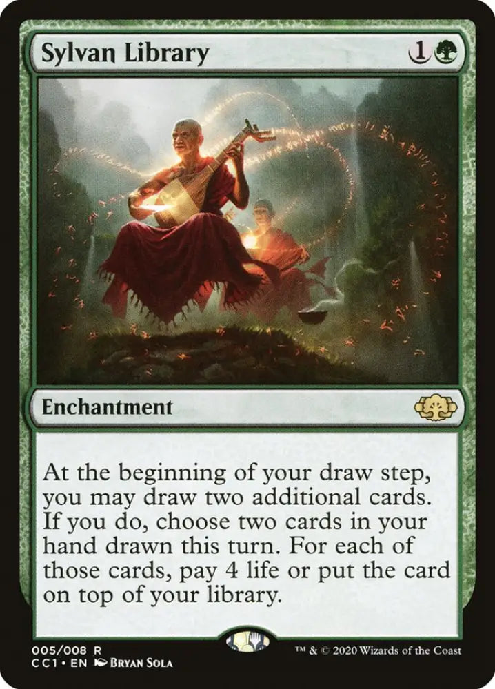 Sylvan Library [Commander Collection: Green] - MTG Single