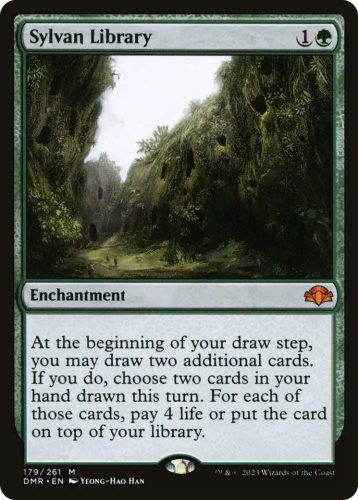 Sylvan Library [Dominaria Remastered] - MTG Single