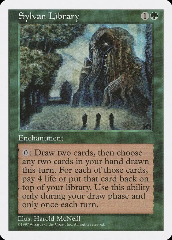 Sylvan Library [Fifth Edition] - MTG Single