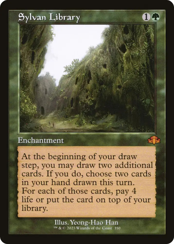 Sylvan Library (Retro) [Dominaria Remastered] - MTG Single
