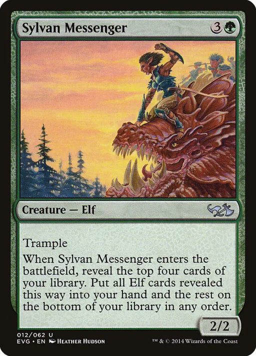 Sylvan Messenger (Elves vs. Goblins) [Duel Decks Anthology] - MTG Single