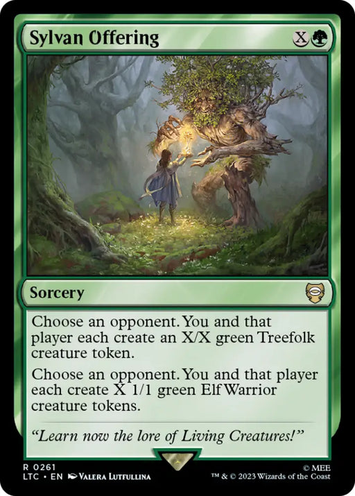 Sylvan Offering [The Lord of the Rings: Tales of Middle-Earth Commander] - MTG Single