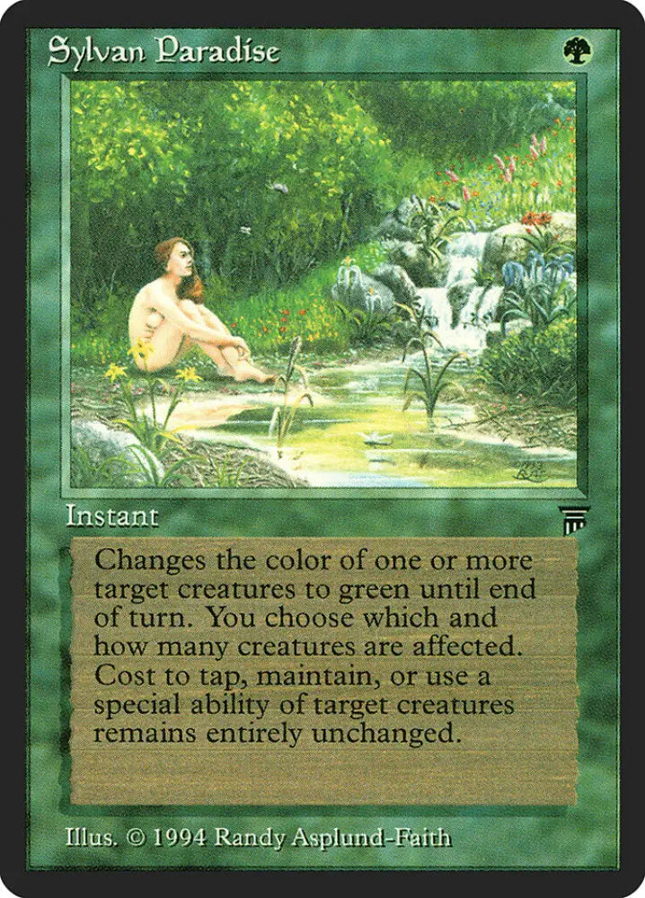 Sylvan Paradise [Legends] - MTG Single