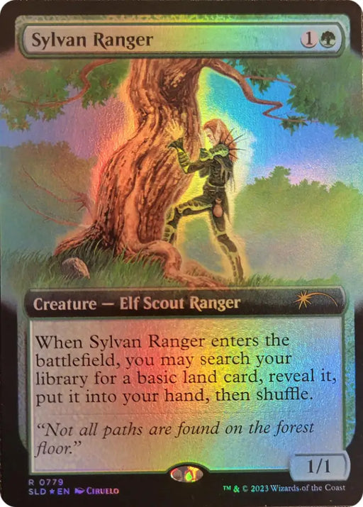 Sylvan Ranger (Extended Art) [Secret Lair Drop Series] - MTG Single