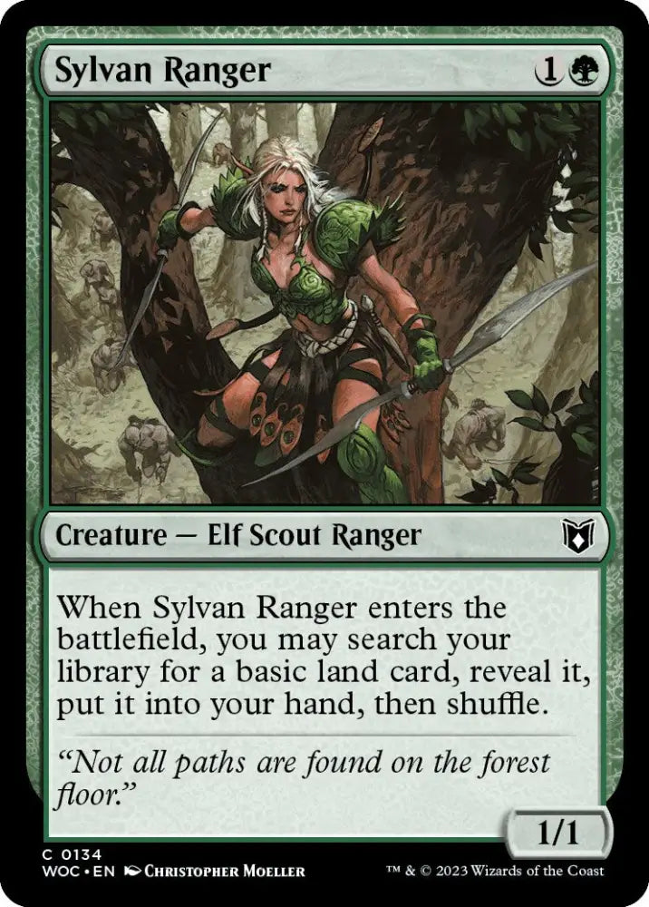 Sylvan Ranger [Wilds of Eldraine Commander] - MTG Single