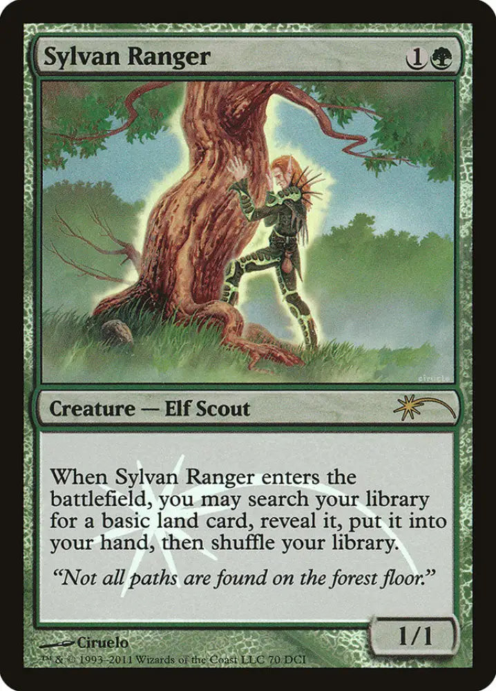 Sylvan Ranger [Wizards Play Network 2011] - MTG Single