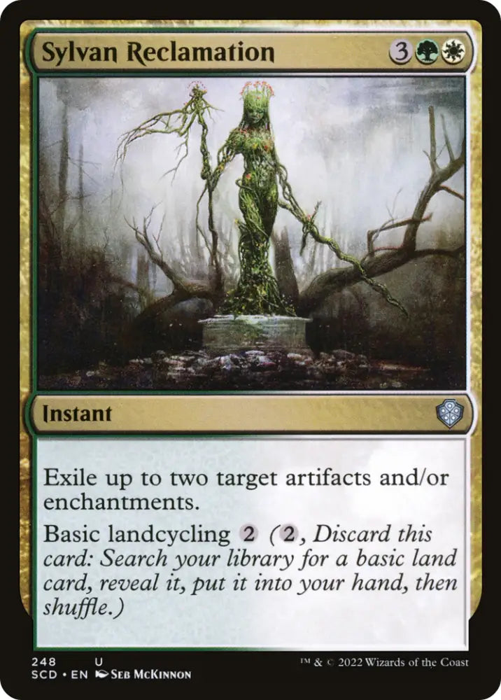 Sylvan Reclamation [Starter Commander Decks] - MTG Single