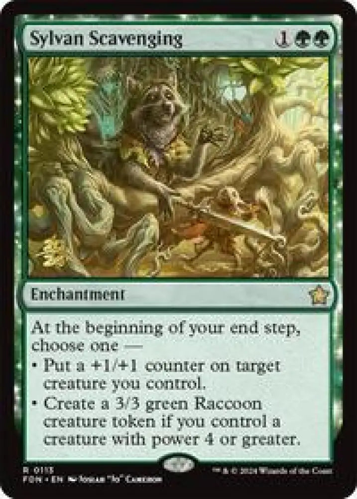 Sylvan Scavenging (113) [Prerelease Cards]