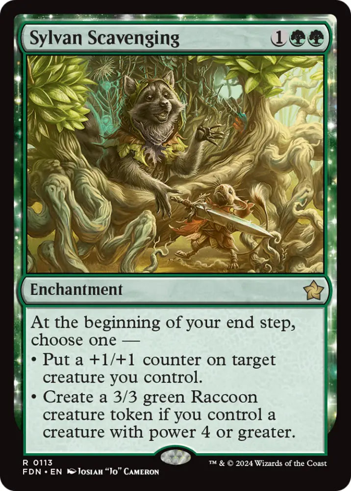 Sylvan Scavenging [Foundations] - MTG Single