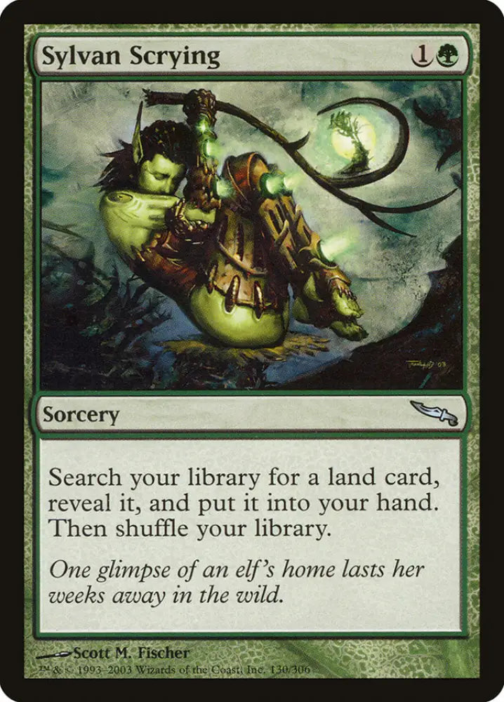 Sylvan Scrying [Mirrodin] - MTG Single