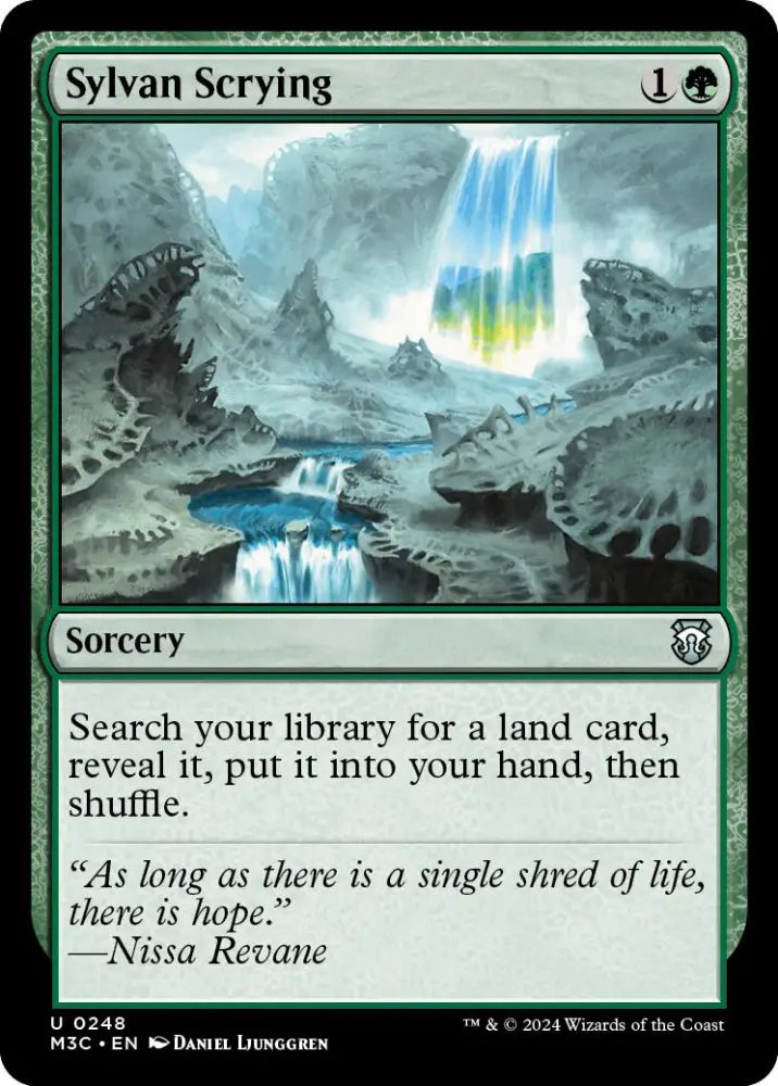 Sylvan Scrying [Modern Horizons 3 Commander] - MTG Single