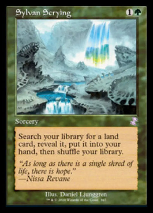 Sylvan Scrying (Timeshifted) [Time Spiral Remastered] - MTG Single