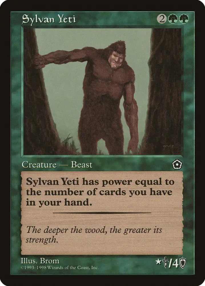 Sylvan Yeti [Portal Second Age] - MTG Single