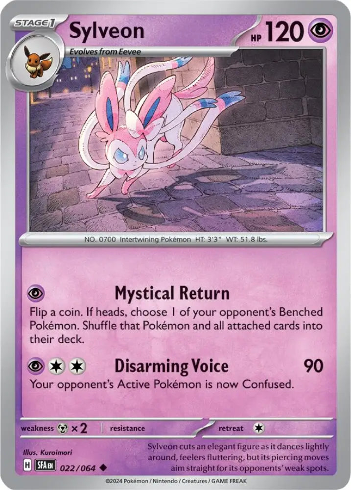 Sylveon (022/064) [Scarlet & Violet: Shrouded Fable] - Pokemon Single