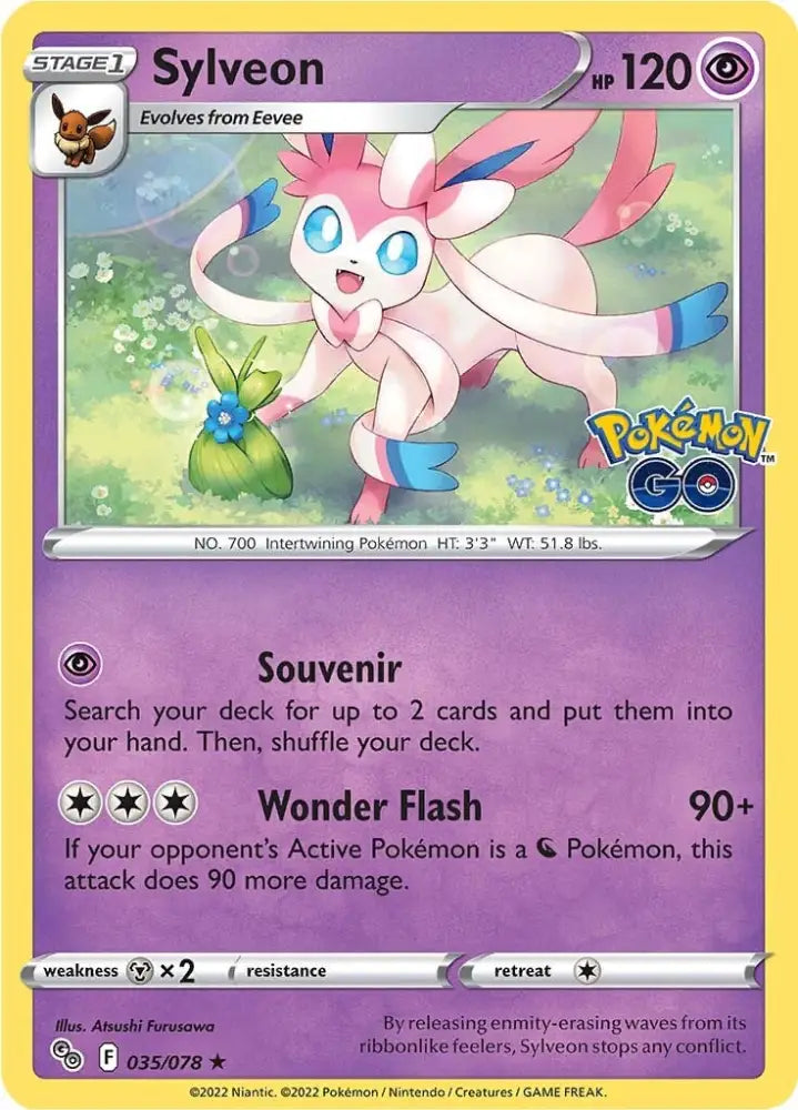 Sylveon (035/078) [Pokémon GO] - Pokemon Single