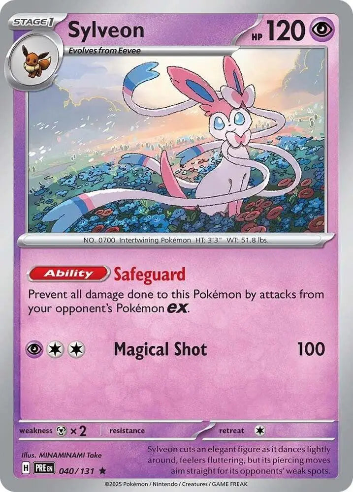 Sylveon (040/131) [Scarlet & Violet: Prismatic Evolutions] - Pokemon Single