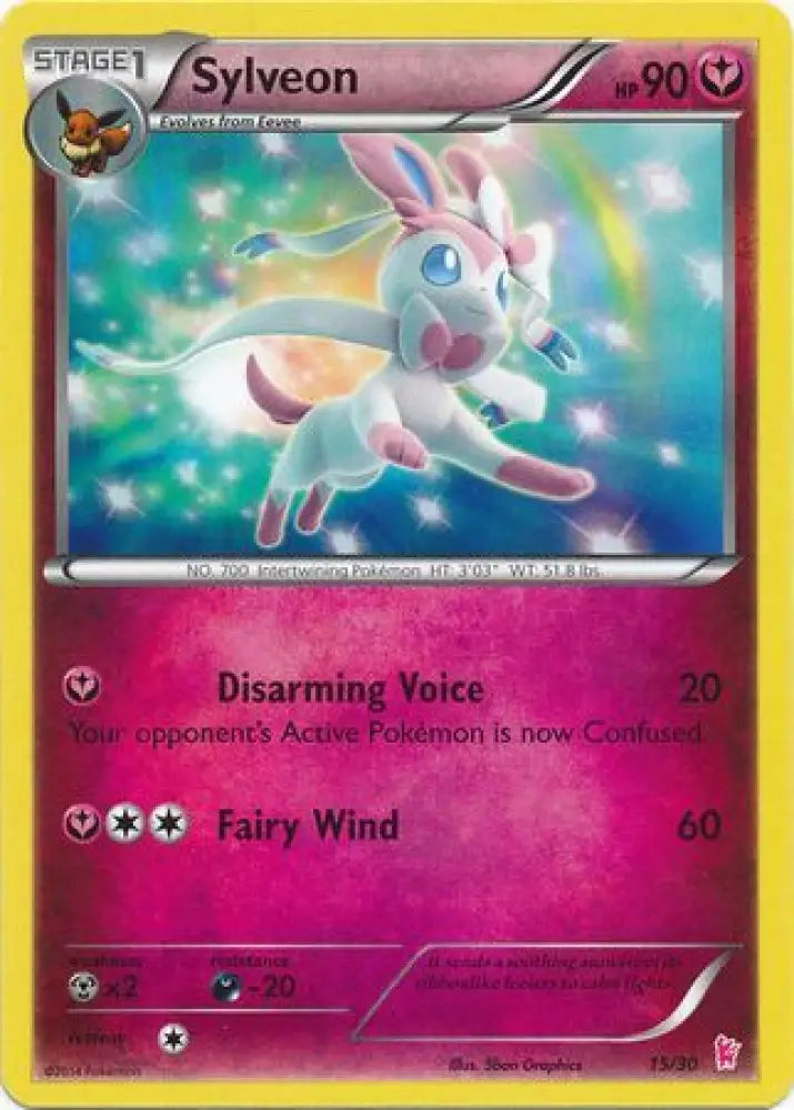 Sylveon (15/30) [XY: Trainer Kit - Sylveon] - Pokemon Single