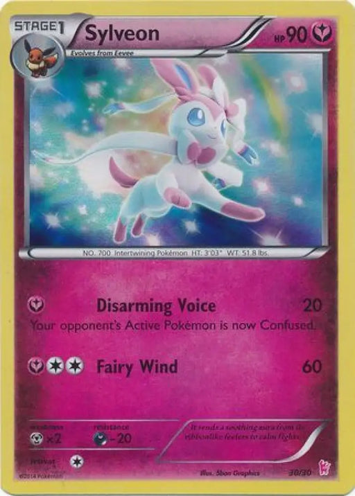 Sylveon (30/30) [XY: Trainer Kit - Sylveon] - Pokemon Single