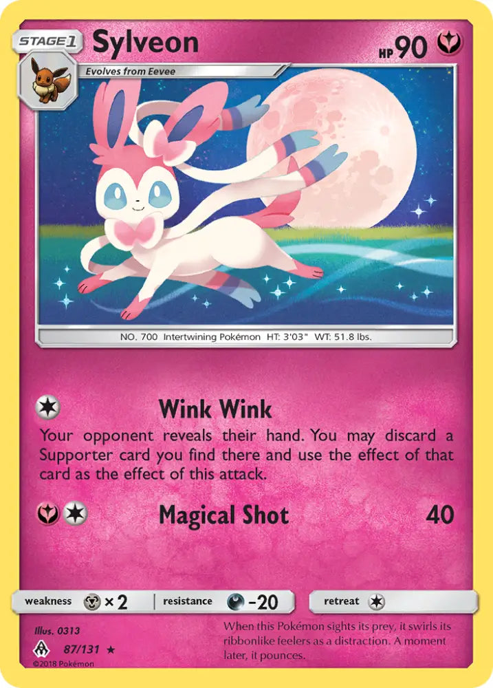 Sylveon (87/131) [Sun & Moon: Forbidden Light] - Pokemon Single