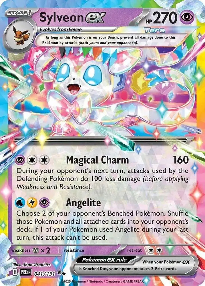 Sylveon ex (041/131) [Scarlet & Violet: Prismatic Evolutions] - Pokemon Single