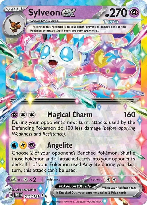 Sylveon ex (041/131) [Scarlet & Violet: Prismatic Evolutions] - Pokemon Single