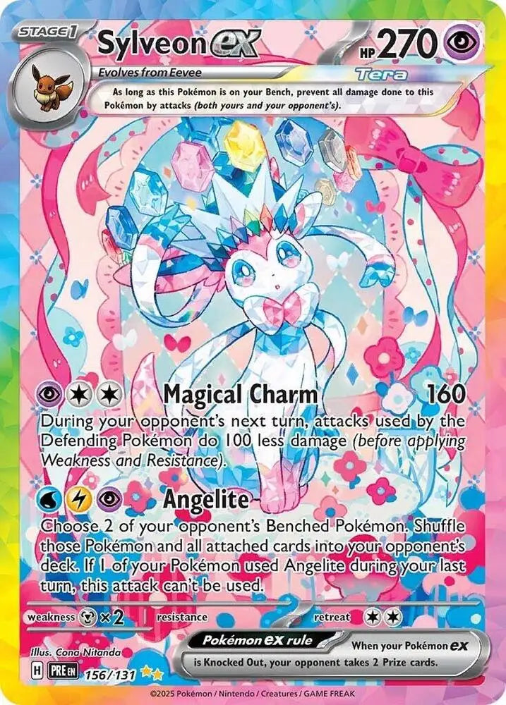 Sylveon ex (156/131) [Scarlet & Violet: Prismatic Evolutions] - Pokemon Single