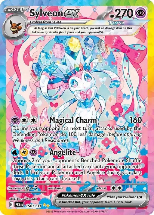 Sylveon ex (156/131) [Scarlet & Violet: Prismatic Evolutions] - Pokemon Single