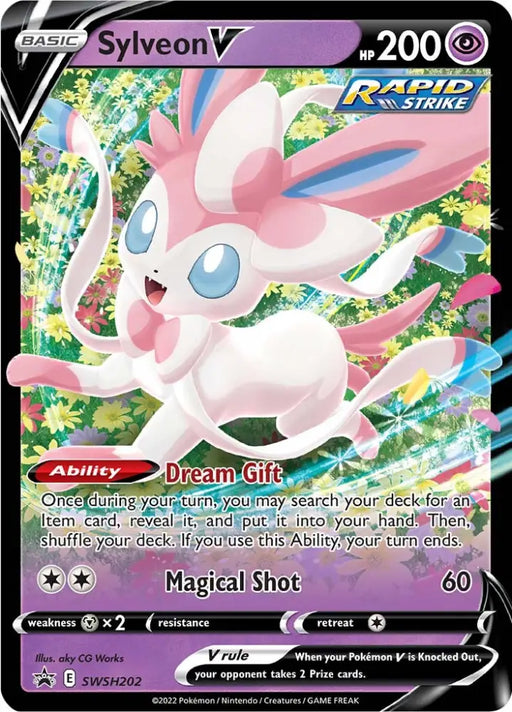 Sylveon V (SWSH202) [Sword & Shield: Black Star Promos] - Pokemon Single
