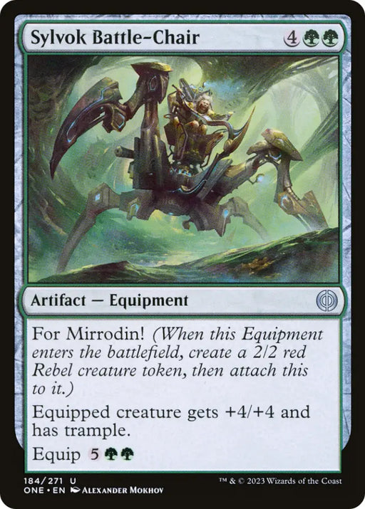 Sylvok Battle-Chair [Phyrexia: All Will Be One] - MTG Single