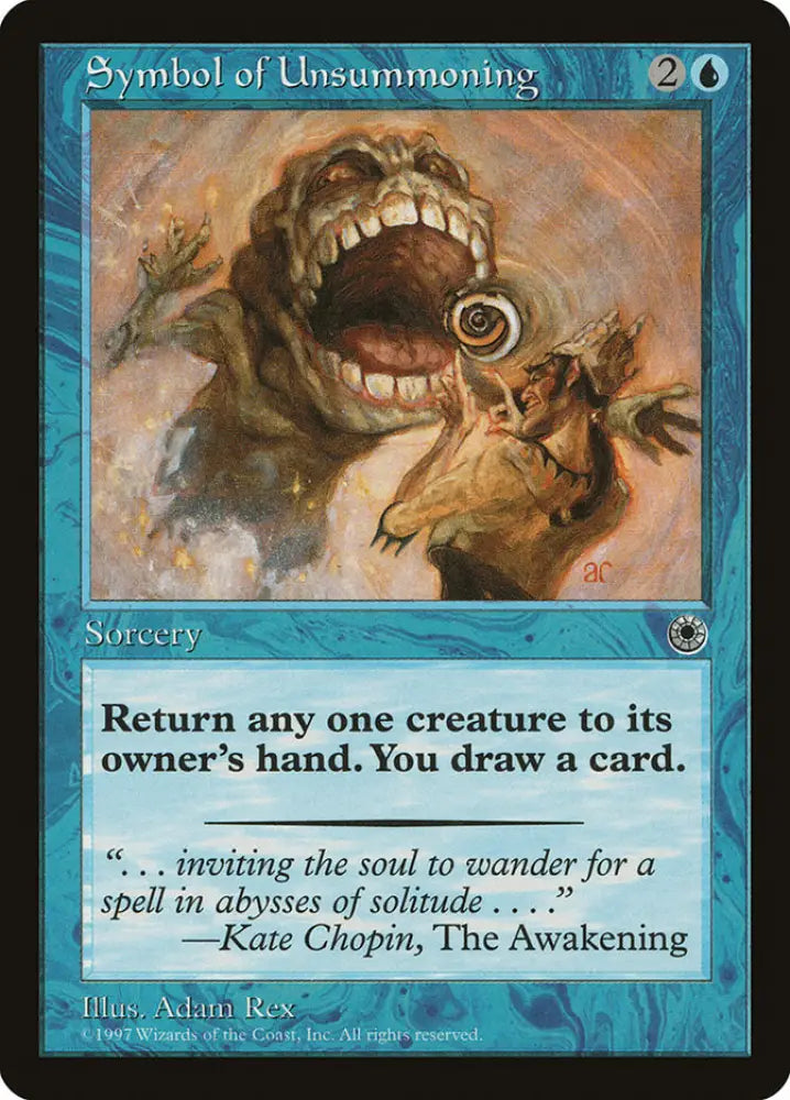 Symbol of Unsummoning [Portal] - MTG Single