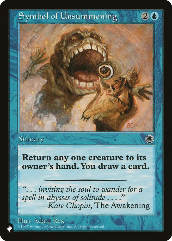 Symbol of Unsummoning [The List] - MTG Single