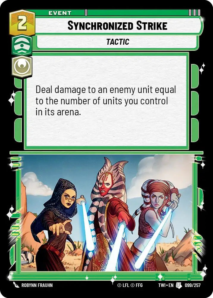 Synchronized Strike (099/257) [Twilight of the Republic] - Star Wars: Unlimited Single