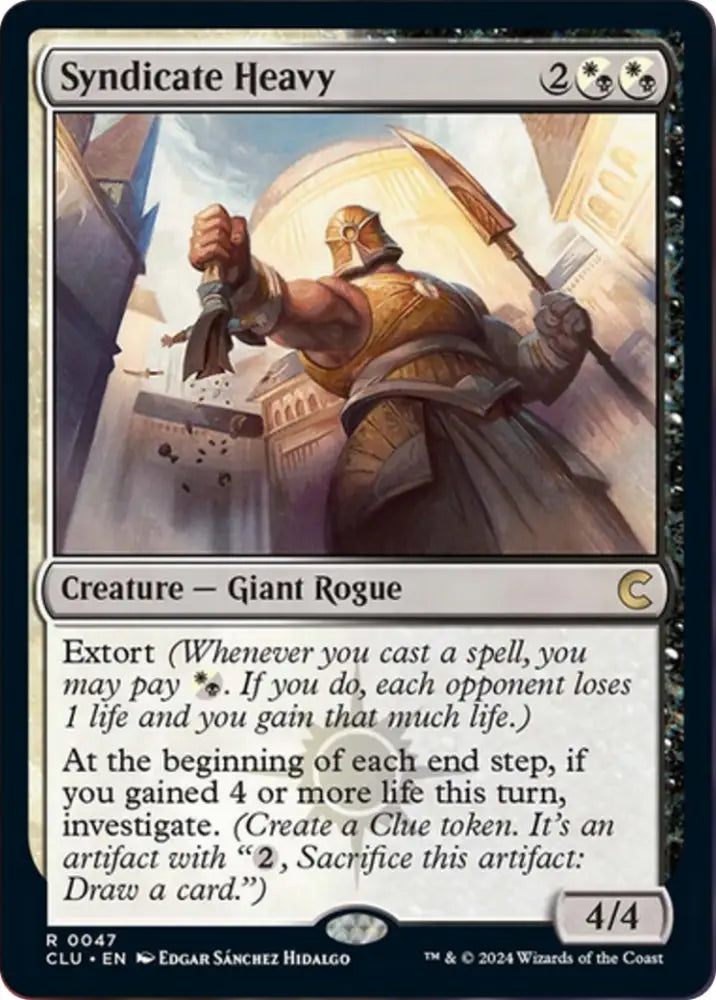 Syndicate Heavy [Ravnica: Clue Edition] - MTG Single