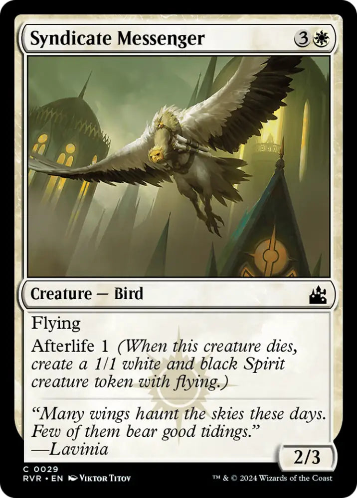 Syndicate Messenger [Ravnica Remastered] - MTG Single