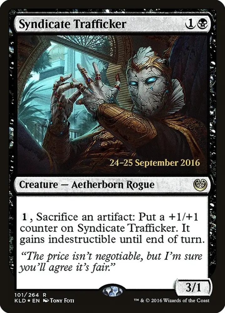 Syndicate Trafficker [Kaladesh Prerelease Promos] - MTG Single